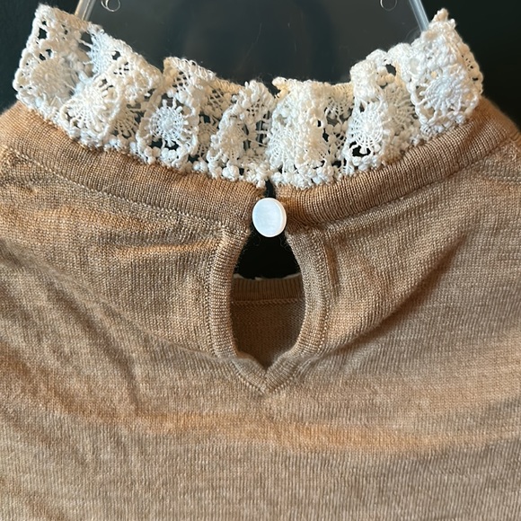 JCrew Ruffle Neck Sweater - Picture 4 of 6